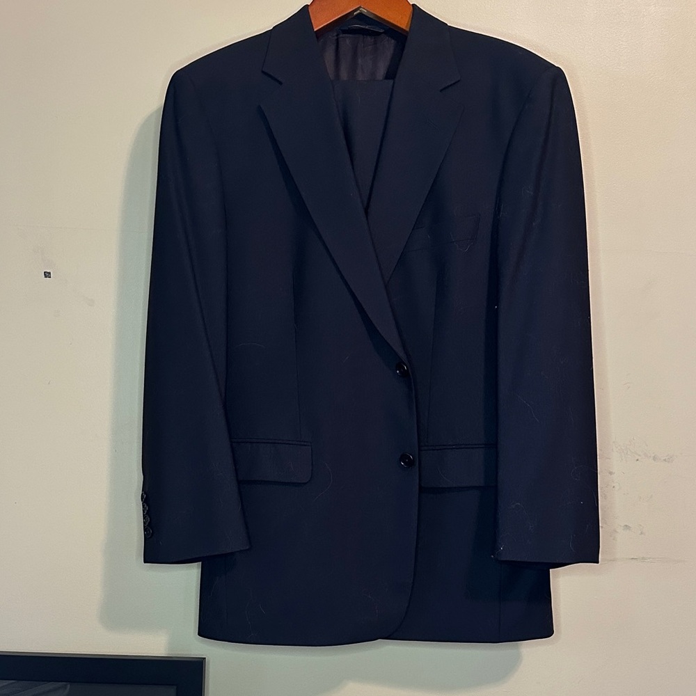 Brooks Brothers 346 Double button blue suit